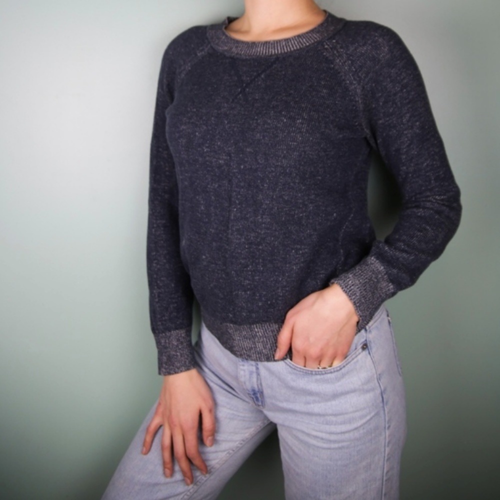 GAP Blue Navy Crewneck Lightweight Sweater